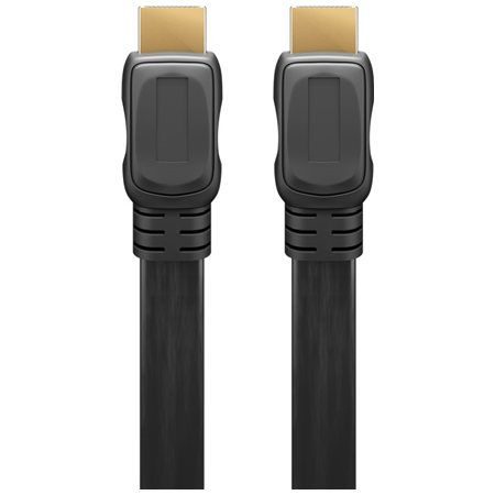 Goobay | High Speed HDMI Flat Cable with Ethernet | 61279 | HDMI male (type A) | HDMI (type A) | HDMI to HDMI | 2 m