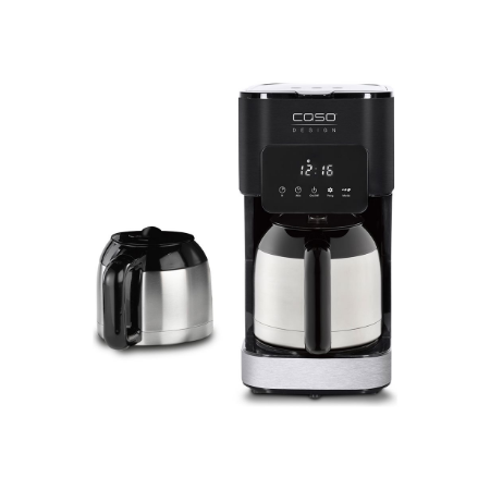 Caso | Coffee Maker with Two Insulated Jugs | Taste & Style Duo Thermo | Drip | 800 W | Black/Stainless Steel