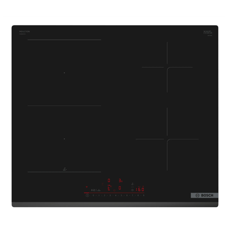 Bosch | Hob | PVS63KHC1Z Series 6 | Induction | Number of burners/cooking zones 4 | Touch | Timer | Black