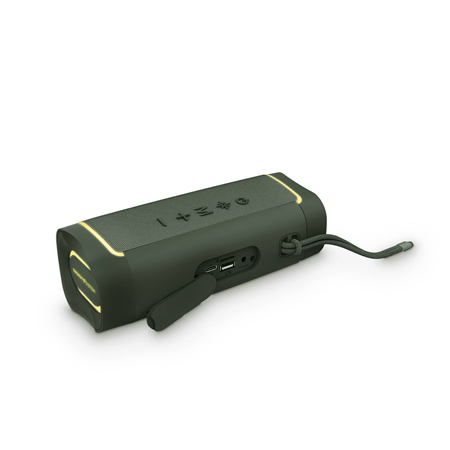 Energy Sistem | Speaker with RGB LED Lights | Yume ECO | 15 W | Waterproof | Bluetooth | Green | Portable | Wireless connection