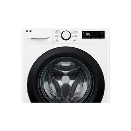 LG | Washing machine with dryer | F4DR509SBW | Energy efficiency class A | Front loading | Washing capacity 	9 kg | 1400 RPM | D