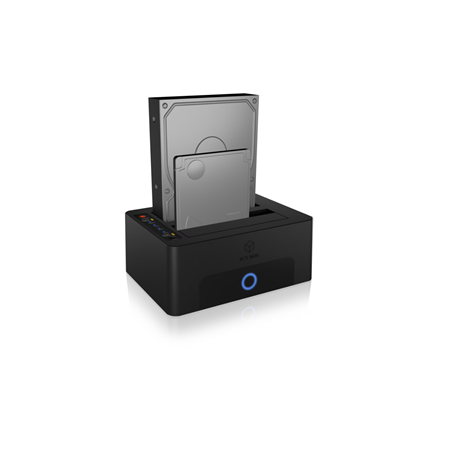 Raidsonic | Icy Box | IB-1232CL-U3 Dockingstation, 2x SATA 2.5" and/or 3.5" to 1x USB 3.2 Gen 1 Host + UASP