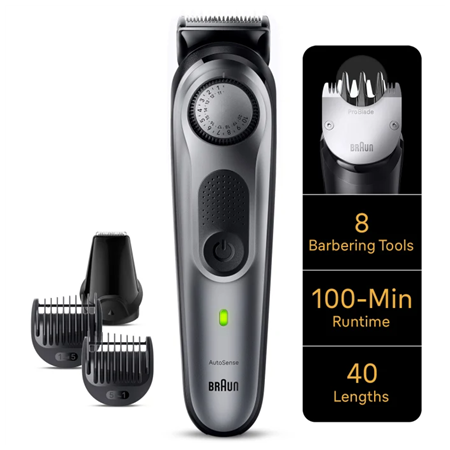 Braun | Beard Trimmer | BT7420 | Cordless | Number of length steps 40 | Black