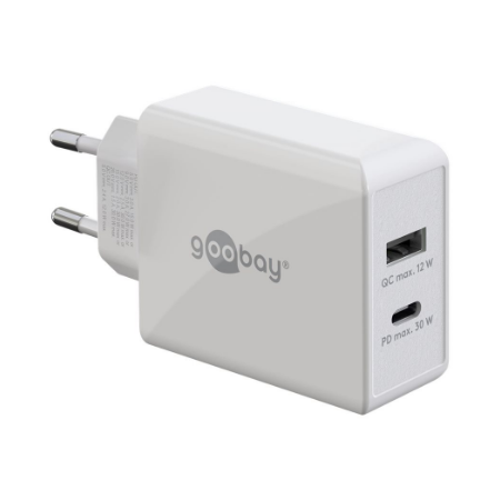 Goobay | Dual USB-C PD Fast Charger (30 W) | 61674