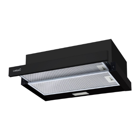 CATA | TFB-5160 BK | Telescopic | Energy efficiency class C | Width 59.5 cm | 300 m³/h | Mechanical control | LED | Black