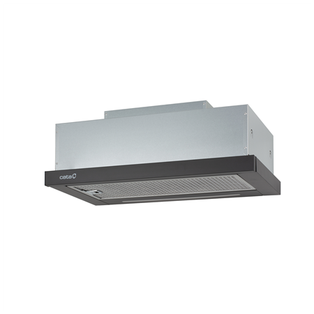 CATA | Hood | TFH 6630 BK /A | Telescopic | Energy efficiency class A+ | Width 60 cm | 605 m³/h | Touch Control | LED | Black