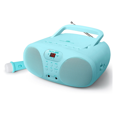 Muse | Portable Sing-A-Long Radio CD Player | MD-203 KB | AUX in | CD player | FM radio