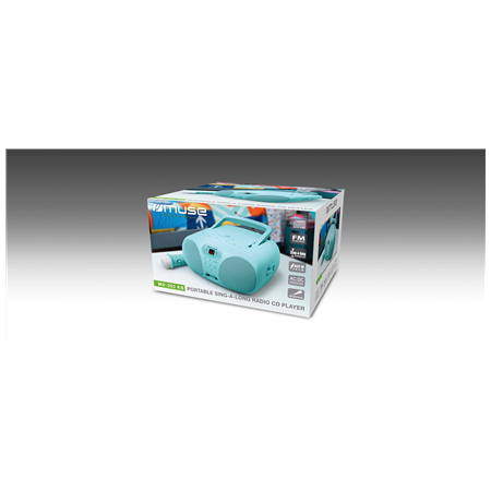 Muse | Portable Sing-A-Long Radio CD Player | MD-203 KB | AUX in | CD player | FM radio