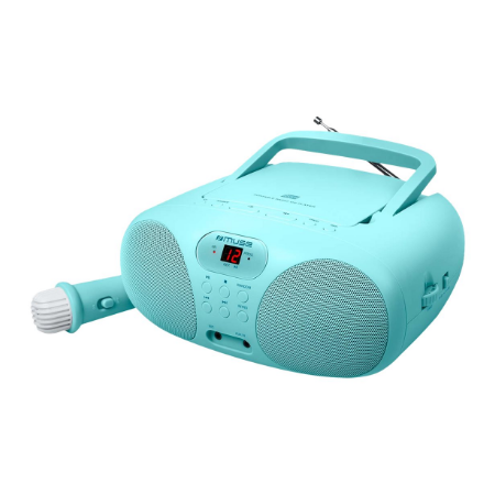 Muse | Portable Sing-A-Long Radio CD Player | MD-203 KB | AUX in | CD player | FM radio