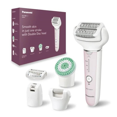 Panasonic | Epilator | ES-EY80-P503 | Operating time (max) 30 min | Number of power levels 3 | Wet & Dry | White/Pink