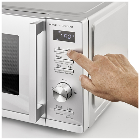 Caso | Microwave Oven | Chef HCMG 25 | Free standing | 900 W | Convection | Grill | Stainless Steel