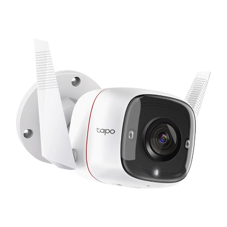 TP-LINK | Outdoor Security Wi-Fi Camera | TC65 | Bullet | 3 MP | 3.89 mm/F2.2 | H.264 | Micro SD, Max. 128GB
