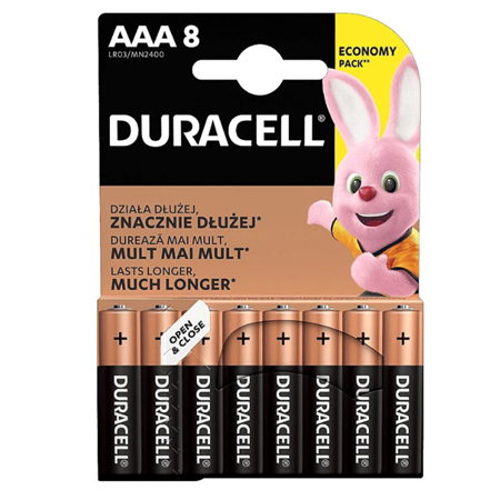 Duracell | Basic MN2400 BL8 | AAA | Alkaline
