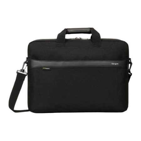 Targus | TBS576GL | GeoLite EcoSmart Essential Laptop Case | Fits up to size 13-14 " | Slipcase | Black | Shoulder strap