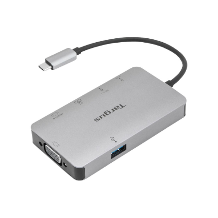 Targus | USB-C DP Alt Mode Single Video 4K HDMI/VGA Docking Station with 100W PD Pass-Thru | DOCK419EUZ | VGA (D-Sub) ports quan