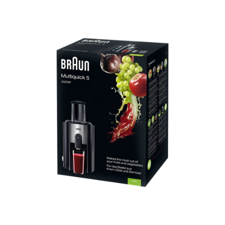 Braun | J 500 Multiquick 5 | Type Juicer | Black | 900 W | Number of speeds 2