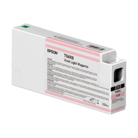 Epson Singlepack T54X60N UltraChrome HDX/HD, 350 ml | Ink Cartrige | Vivid Light Magenta