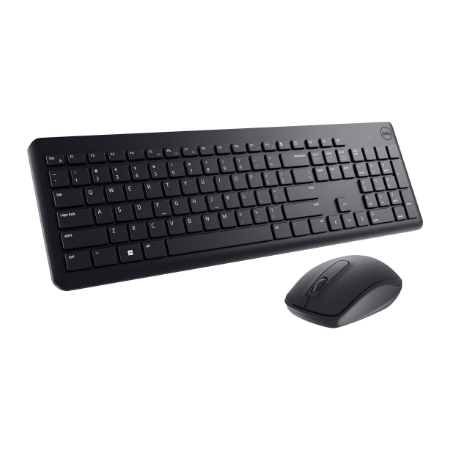 Dell Keyboard and Mouse | KM3322W | Keyboard and Mouse Set | Wireless | Batteries included | Ukrainian | Black | Wireless connec