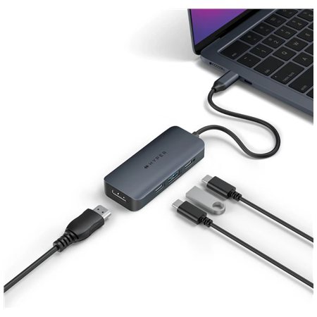 Hyper | HyperDrive Next 4 Port USB-C Hub | HD4001GL | HDMI ports quantity 1