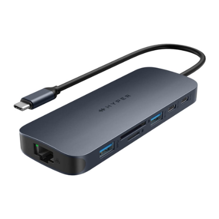 Hyper | HyperDrive Next 11 Port USB-C Hub | HD4006GL | Ethernet LAN (RJ-45) ports 1 | HDMI ports quantity 2 x 4K 60Hz
