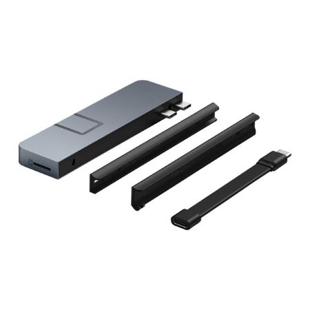 Hyper | HyperDrive DUO PRO 7-in-2 USB-C Hub for MacBook Air/Pro 2016-2020 | Ethernet LAN (RJ-45) ports 1 | HDMI ports quantity 1