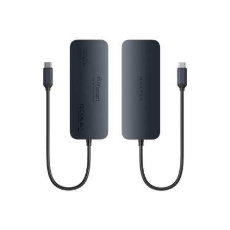 Hyper | HyperDrive EcoSmart Gen.2 Universal USB-C 10-in-1 Hub with 140 W PD3.1 Power Pass-thru | Ethernet LAN (RJ-45) ports 1 |