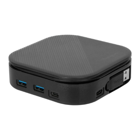 Targus | Universal DisplayLink USB-C Dual Monitor Travel Docking Station, 80W | HDMI ports quantity 2 | Ethernet LAN