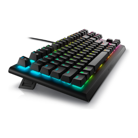 Dell Alienware Tenkeyless AW420K | Gaming Keyboard | Wired | EN | Dark Side of the Moon | CHERRY MX Red