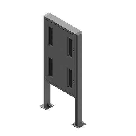 EDBAK | Floor stand | POK101 | 55 " | Maximum weight (capacity) 80 kg | Black