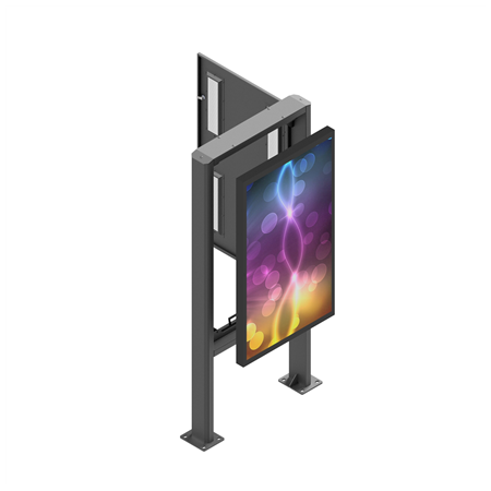 EDBAK | Floor stand | POK101 | 55 " | Maximum weight (capacity) 80 kg | Black