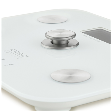 Caso | Scale | BodyEnergy Fit | Maximum weight (capacity) 150 kg | Accuracy 100 g | White