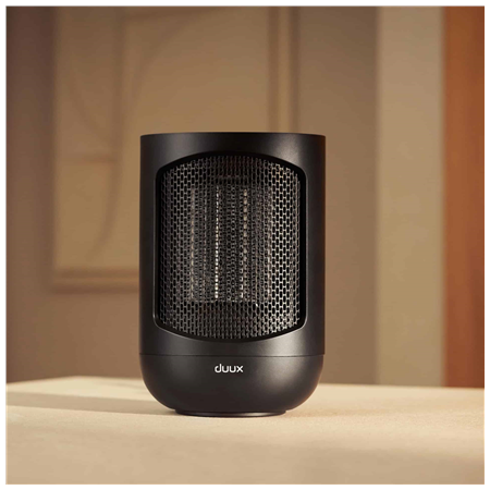Duux Zone Personal Ceramic Heater | Ceramic Heater | 600/900/1500 W | Black | IP21