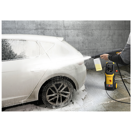 STANLEY SXPW16PE High Pressure Washer with Patio Cleaner (1600 W, 125 bar, 420 l/h) | Stanley Pressure Washer | 1600 W | 125 bar