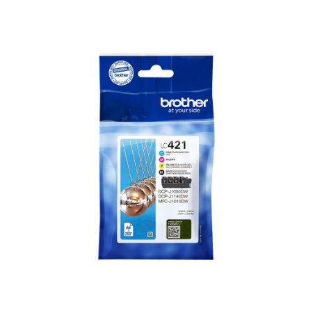 Brother LC421VALDR | Ink Cartridges | Black, cyan, magenta, yellow