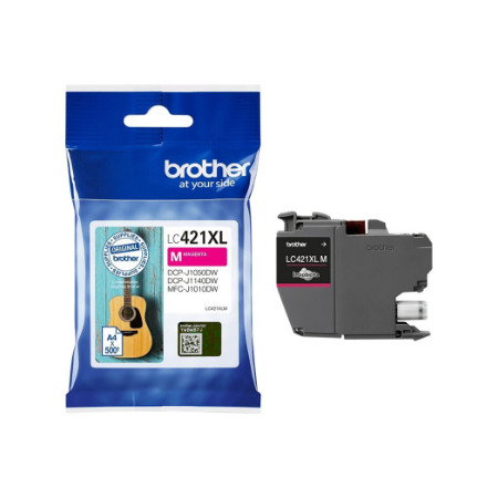 Brother LC421XLM Ink Cartridge, Magenta | Brother LC421XLM | Ink Cartridge | Magenta