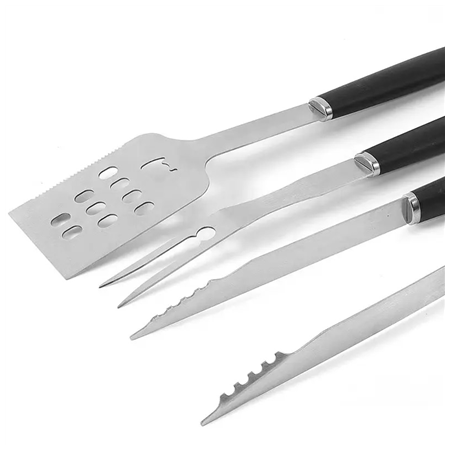 Adler | Grill Utensil Set with Carrying Case | AD 6727 | Grill Cutlery Set | 4 pc(s) | Stainless Steel/Black
