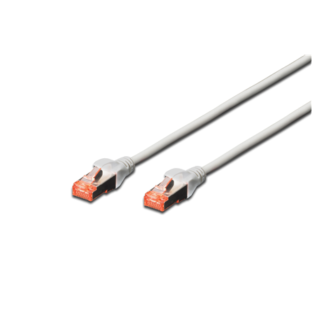 CAT 6 S/FTP | Patch cord | Length 10 m | Grey