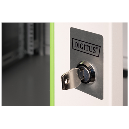 Digitus | Wall Mounting Cabinet Unique Series | DN-19 12U-6/6 | Grey | 60 x 60 cm