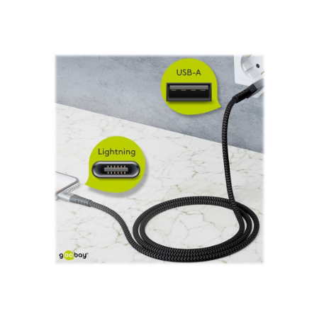 Goobay | Sync and charging cable | 49269 | Apple Lightning to USB Type A