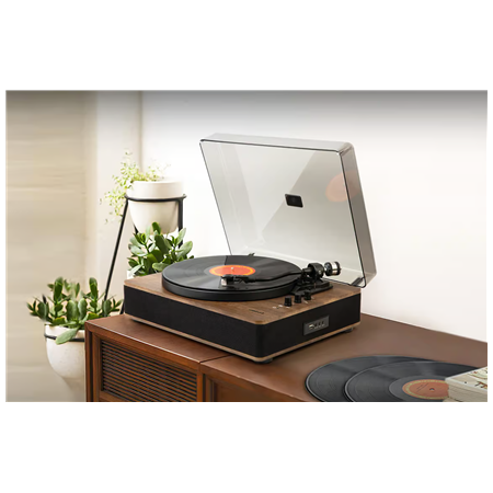 Muse Turntable Stereo System with Bluetooth Out | MT-107 BTO | 2x5 W | Bluetooth | Black/Brown