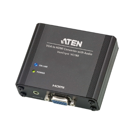 Aten | VGA/Audio to HDMI Converter | VC180-AT-G