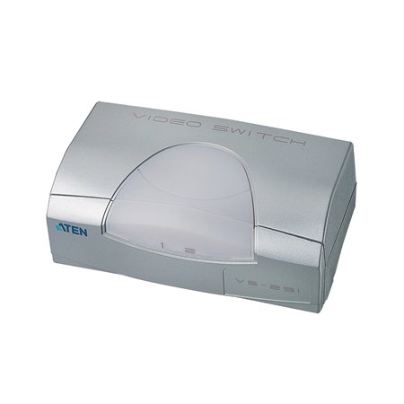 Aten Video switch - 2 ports | VS291-A7-G | 2 x VGA