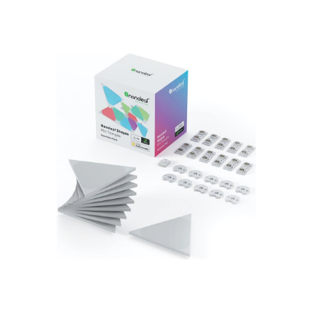 Nanoleaf Shapes Black Mini Triangles Expansion Pack (10 panels)