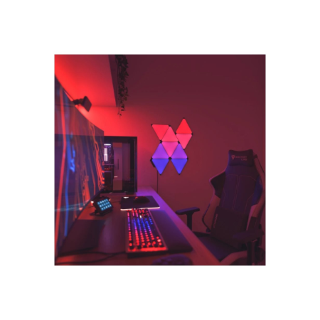 Nanoleaf Shapes Black Mini Triangles Expansion Pack (10 panels)