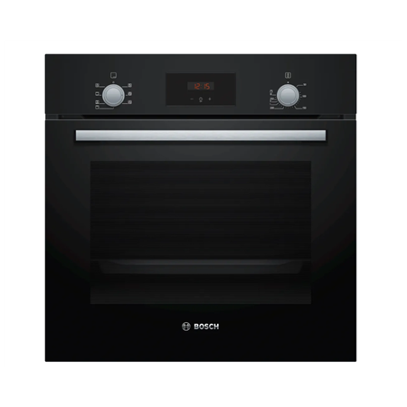 Bosch | Oven | HBF133BA0 | 66 L | Electric | EcoClean | Knobs | Height 59.5 cm | Width 59.4 cm | Black