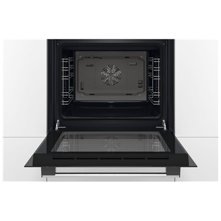 Bosch | Oven | HBF133BA0 | 66 L | Electric | EcoClean | Knobs | Height 59.5 cm | Width 59.4 cm | Black