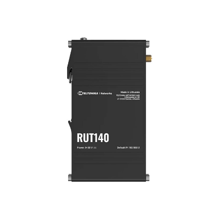 Ethernet Router | RUT140 | 802.11n | 10/100 Mbit/s | Ethernet LAN (RJ-45) ports 1 | Mesh Support Yes | MU-MiMO No | No mobile br