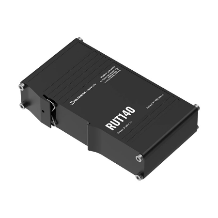Ethernet Router | RUT140 | 802.11n | 10/100 Mbit/s | Ethernet LAN (RJ-45) ports 1 | Mesh Support Yes | MU-MiMO No | No mobile br