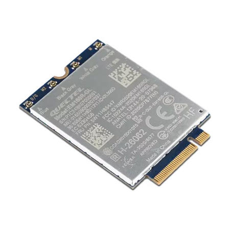 Lenovo WWAN Module for X1 Carbon Gen 12/P16v Gen 2 | ThinkPad Quectel EM160R-GL 4G LTE-A Cat 16 M.2 | 42 x 30 x 2.3 mm