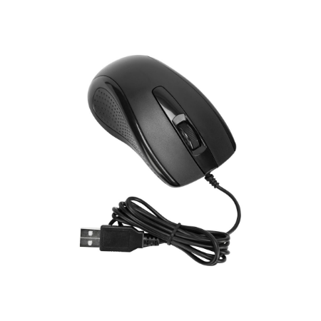 Targus Full-Size Optical Antimicrobial Wired Mouse | Targus Mouse | Full-Size Optical Antimicrobial | Wired | Black